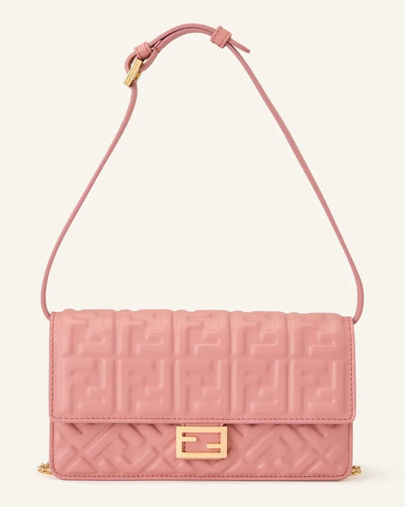 Fendi Geldbörse Baguette Zum Umhängen rosa Rosé
