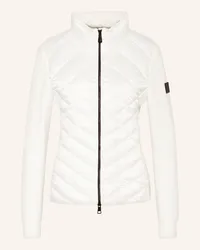 Marc Cain Steppjacke im Materialmix Weiss