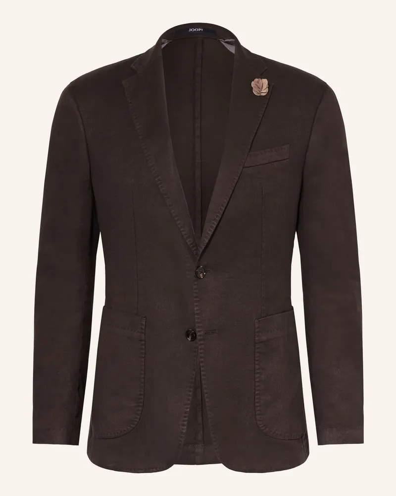 JOOP! Anzugsakko Hoverest Slim Fit Mit Leinen braun 204