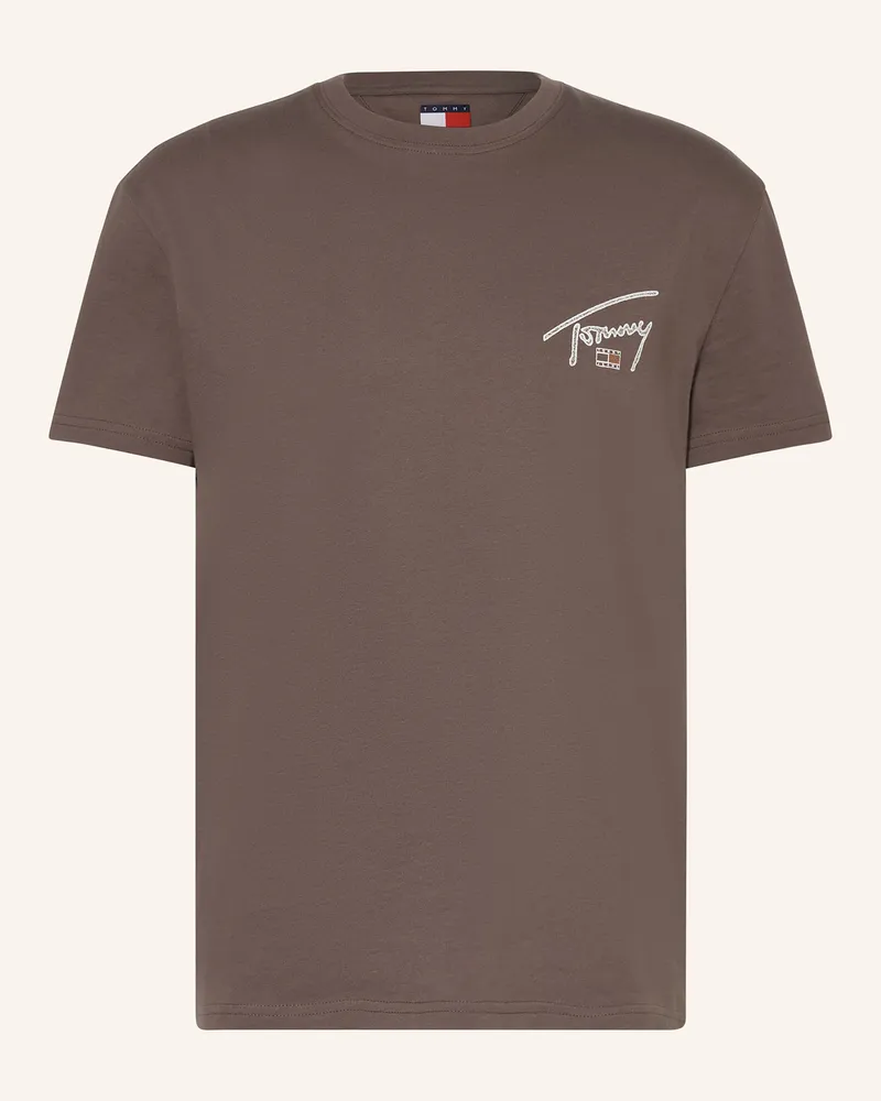 Tommy Hilfiger T-Shirt Dunkelbraun