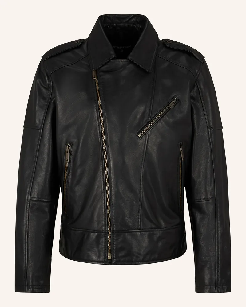 Strellson Lederjacke PARKSON Schwarz