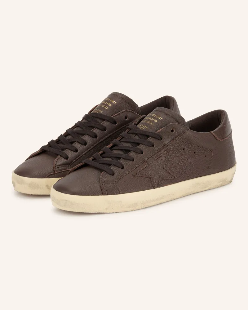 Golden Goose Sneaker Super-Star braun Dunkelbraun