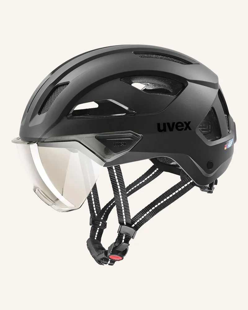 Uvex Fahrradhelm STRIDE VISOR Schwarz