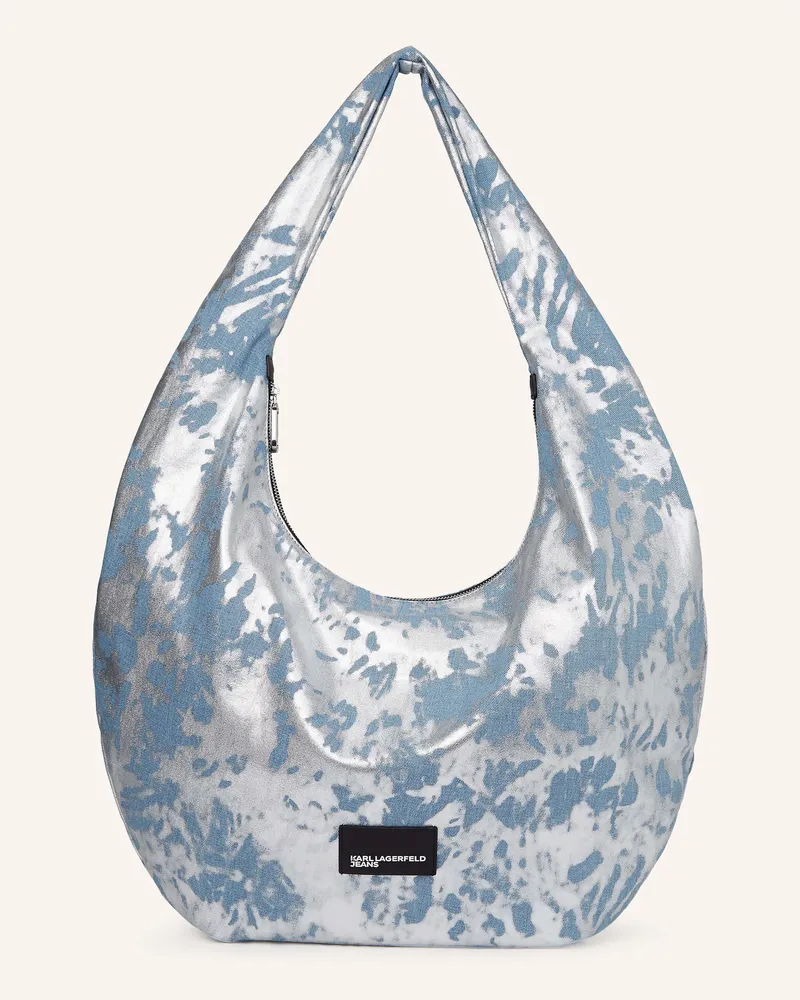 Karl Lagerfeld Hobo-Bag Silber