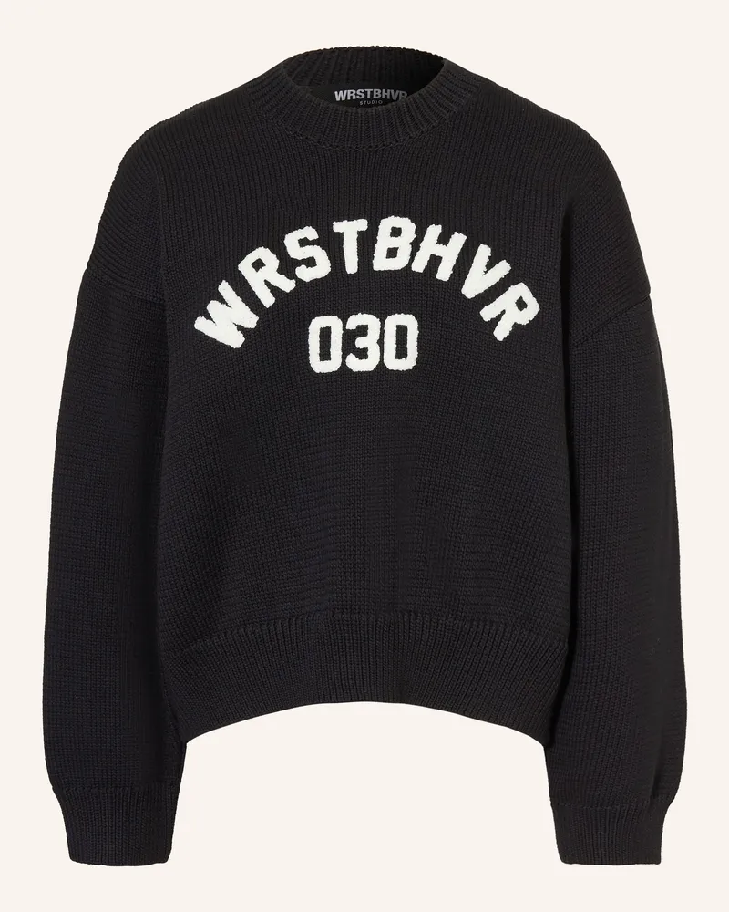 WRSTBHVR Oversized-Pullover LUNA Schwarz