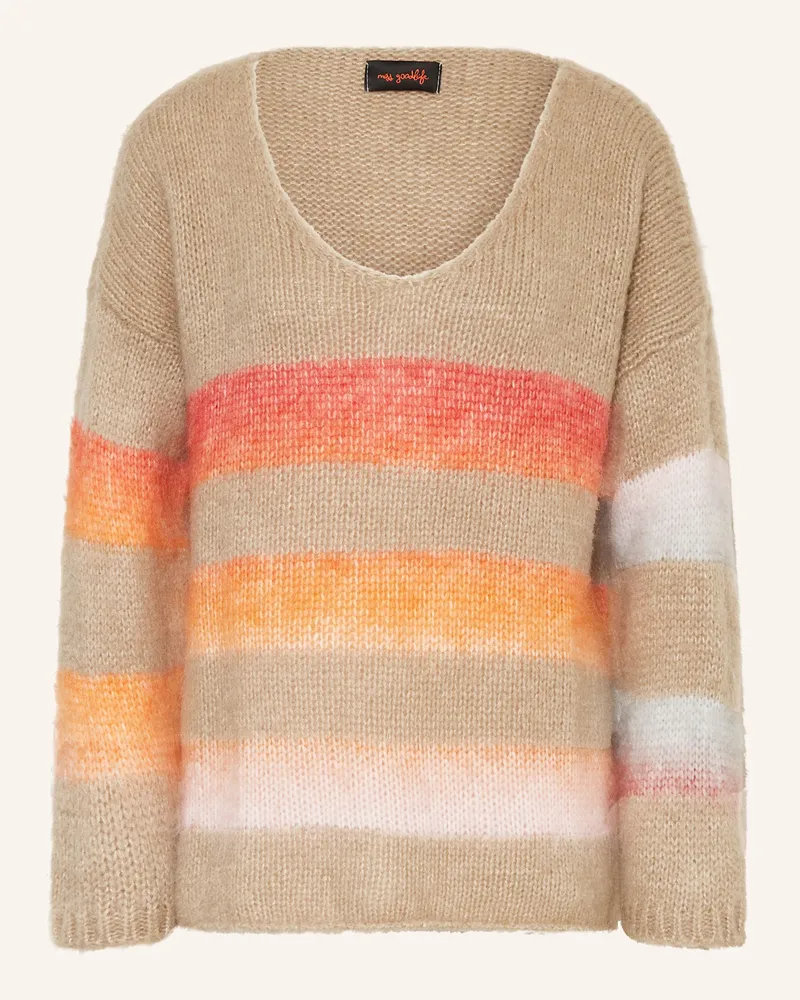 Miss Goodlife Pullover mit Alpaka Beige
