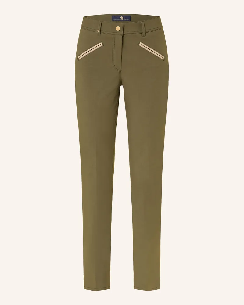 Pamela Henson Hose Royal gruen Khaki