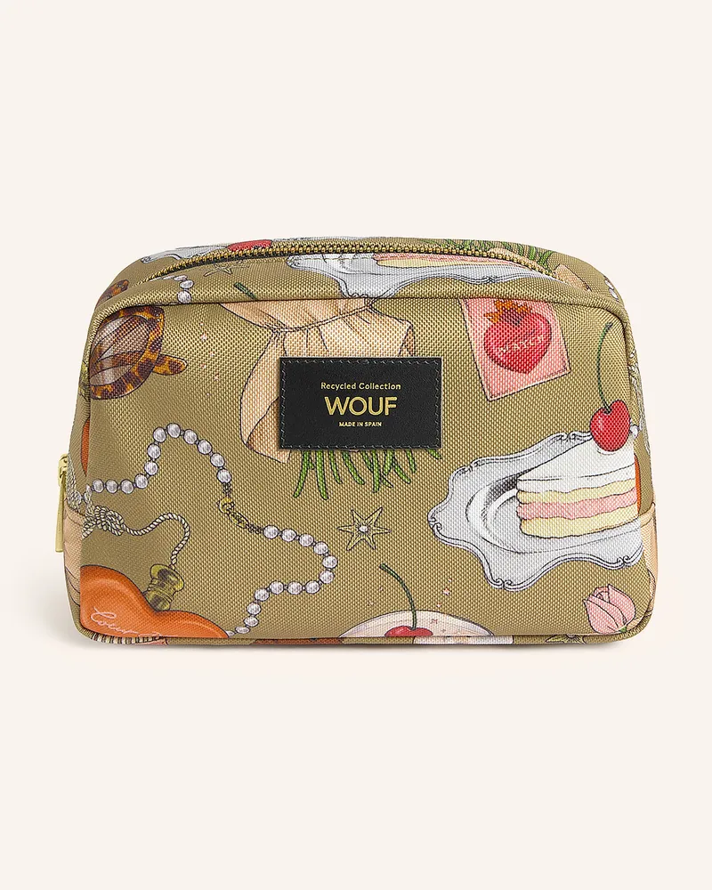 WOUF Kosmetiktasche Icon gruen Oliv