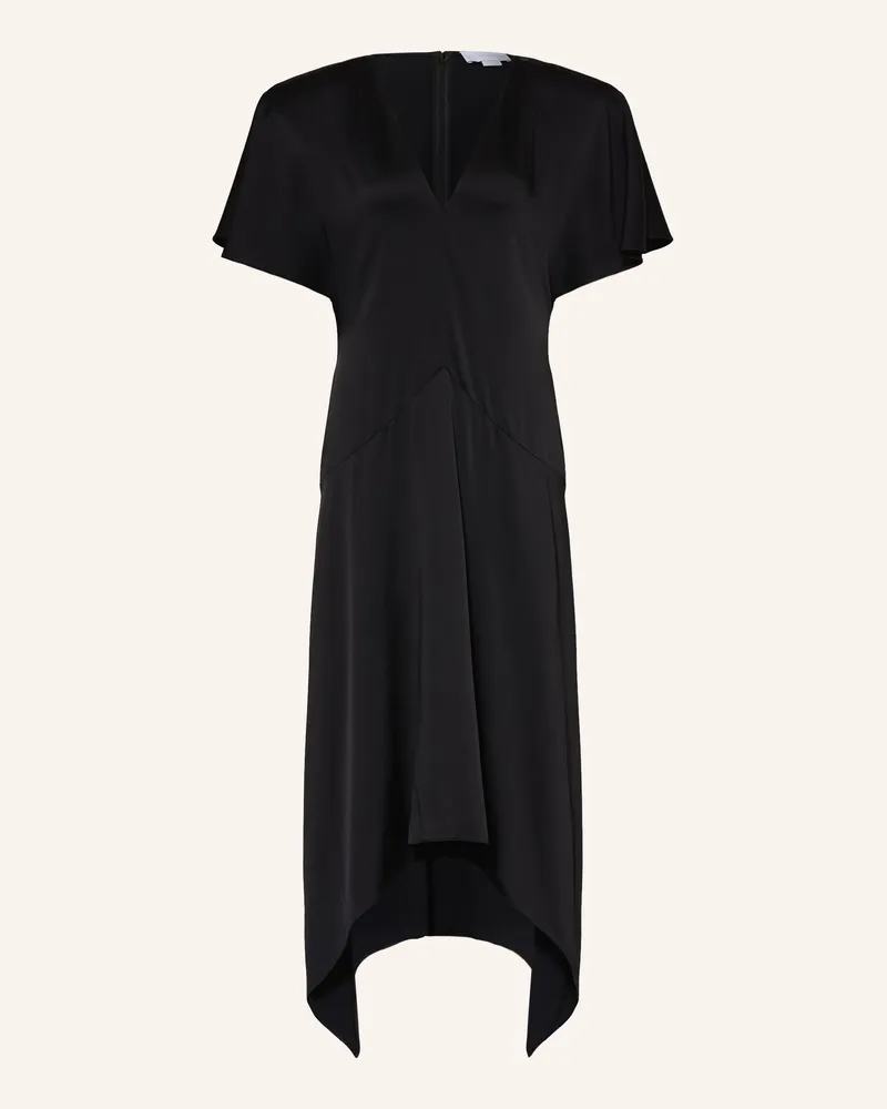 Stella McCartney Satinkleid schwarz Schwarz