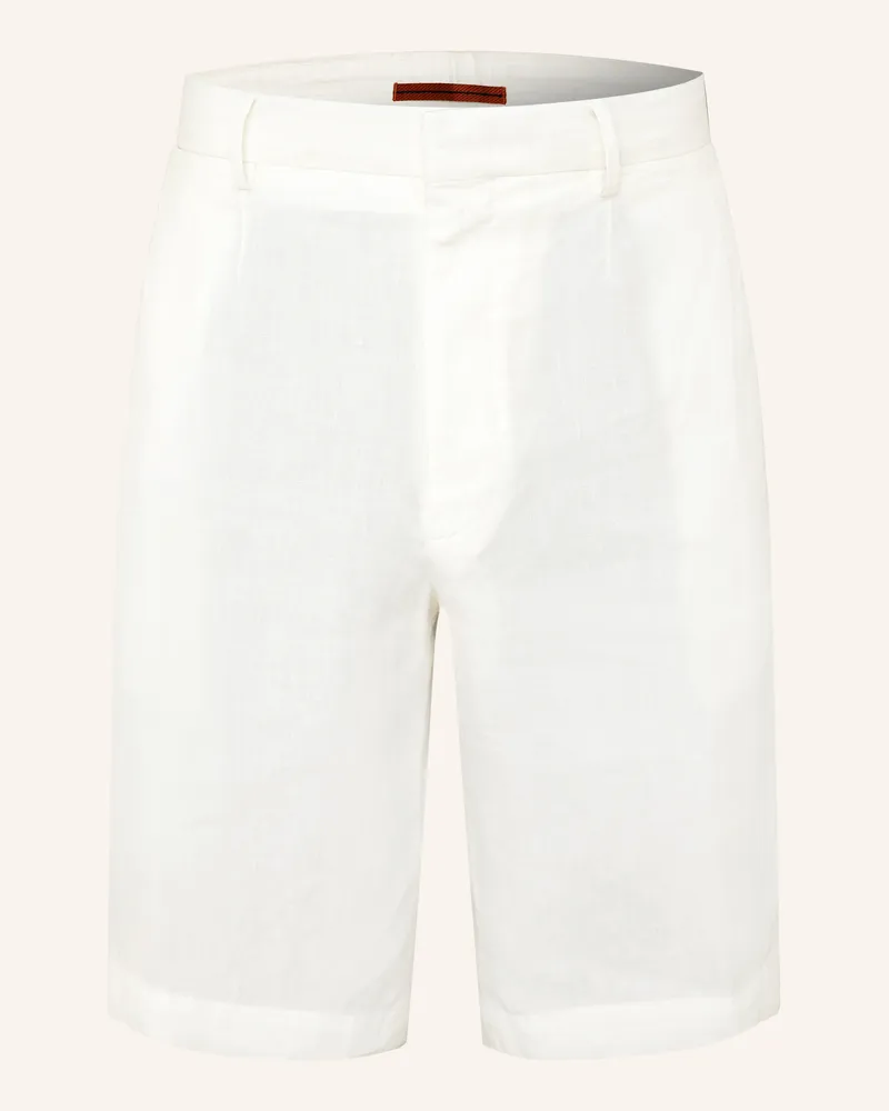 Ermenegildo Zegna Leinenshorts weiss Weiss