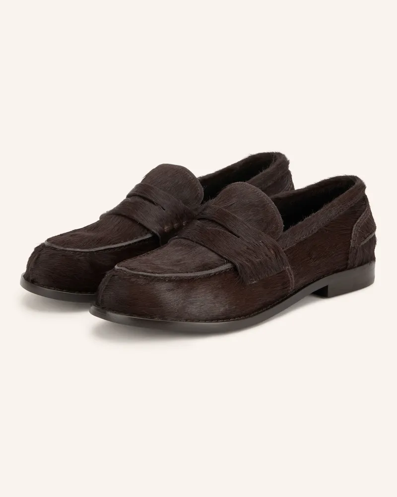 Jeffrey Campbell Penny-Loafer Books braun Dunkelbraun