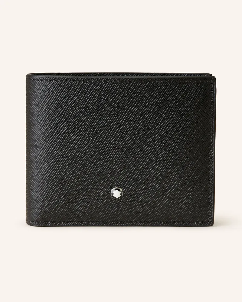 Montblanc Saffiano-Geldbörse Sartorial schwarz Schwarz