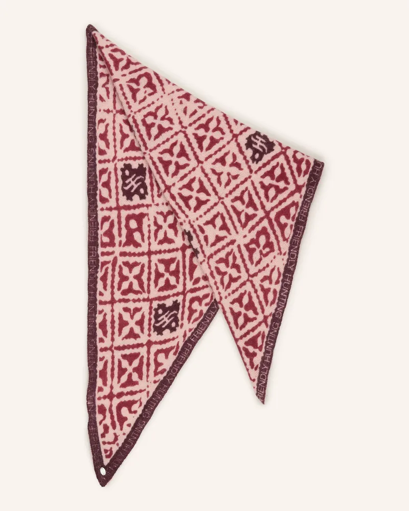 Friendly Hunting Dreieckstuch Aus Cashmere rosa Rosé