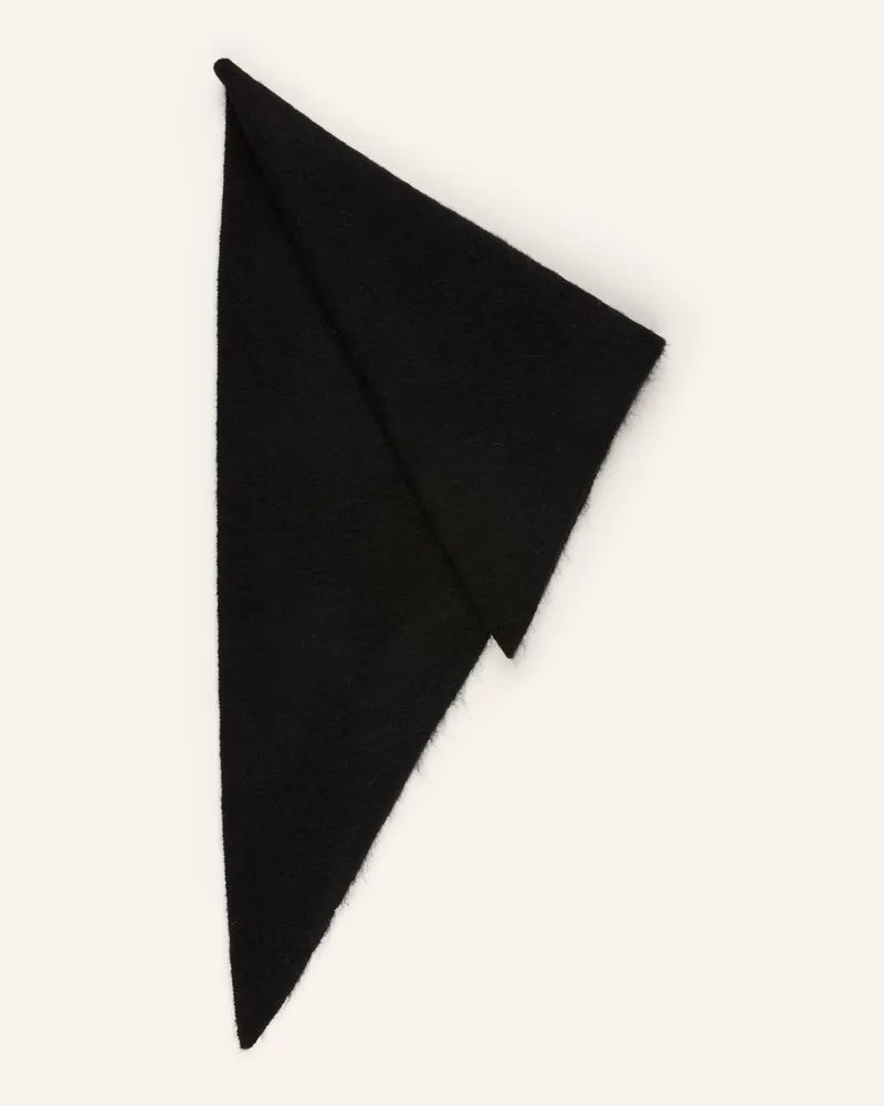 Arket Dreieckstuch Mit Alpaka schwarz Schwarz