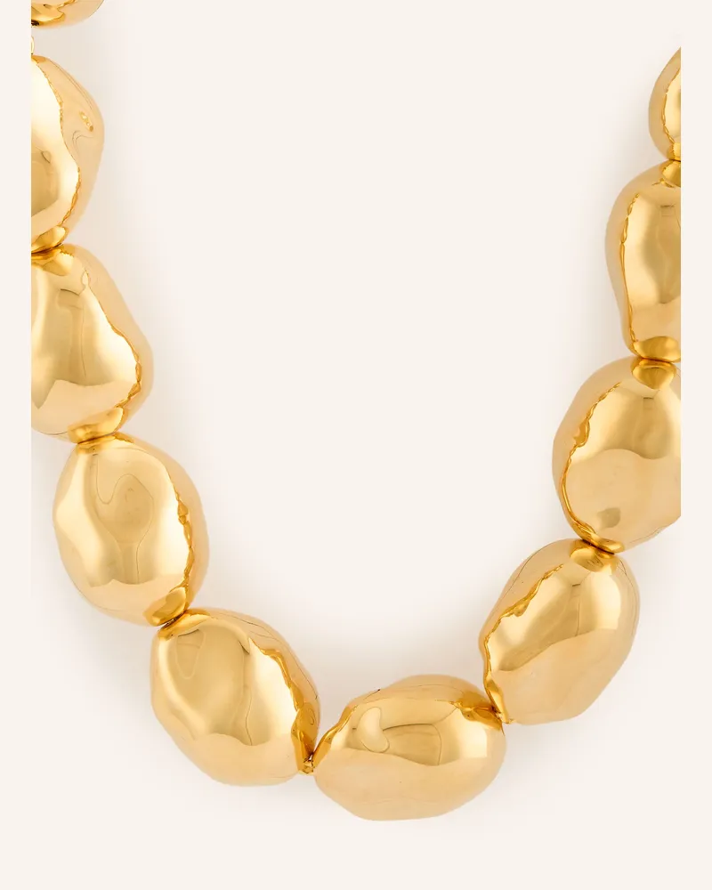 Vanessa Baroni Halskette Big Organic Pearl gold Gold