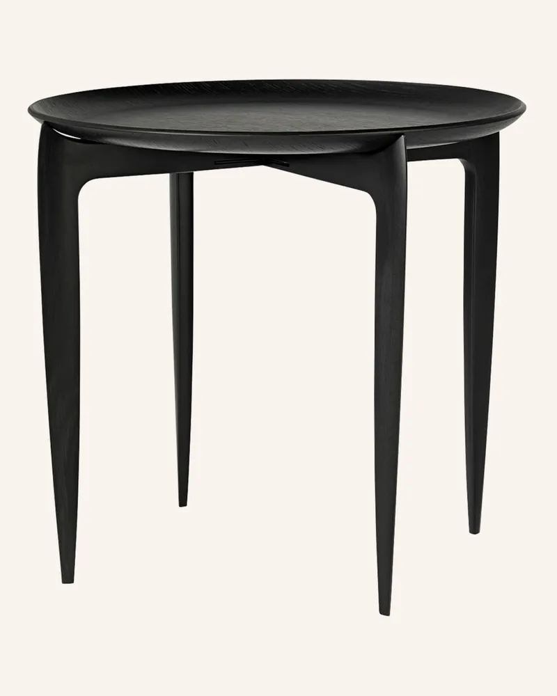 Fritz Hansen Beistelltisch Tray Table schwarz Schwarz