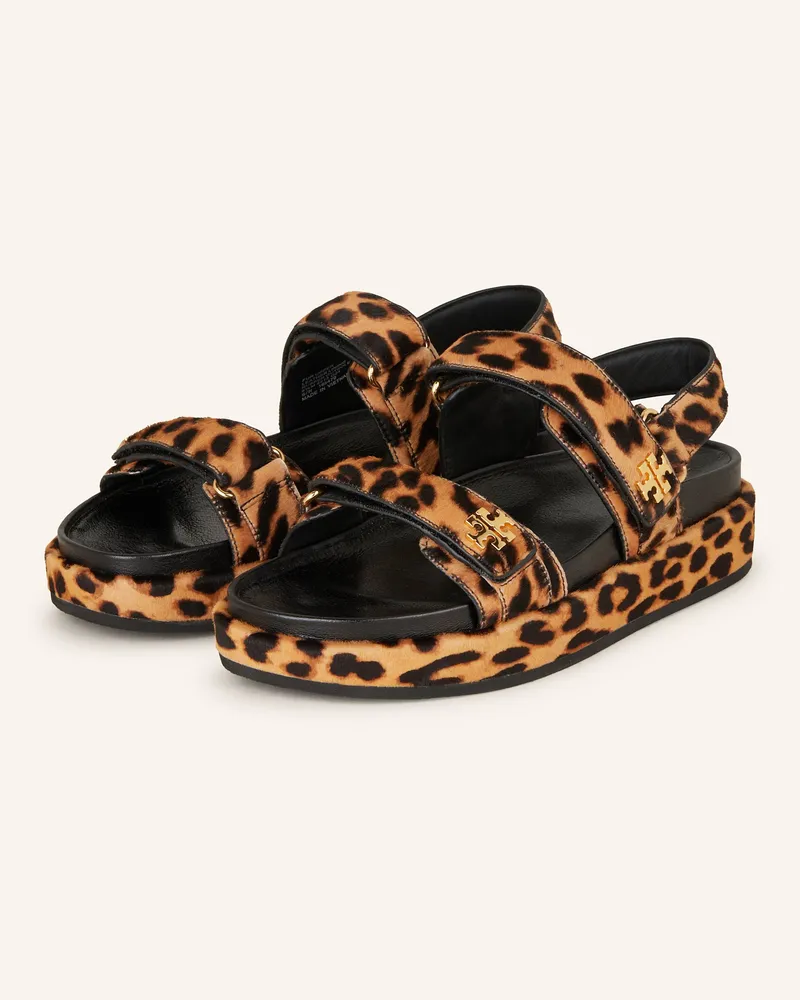 Tory Burch Plateau-Sandalen KIRA Cognac