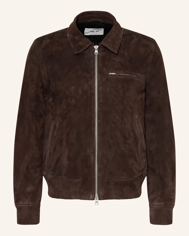 NN 07 Lederjacke Owen braun Dunkelbraun