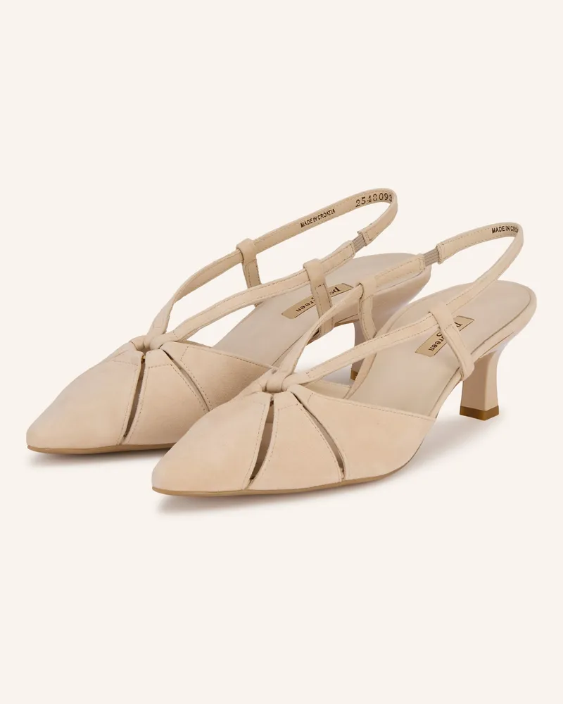 paul green Slingpumps mit Cut-outs Beige