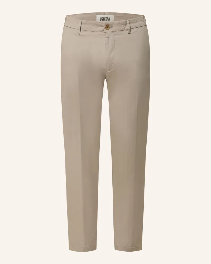 Drykorn Chino AJEND Extra Slim Fit Hellbraun