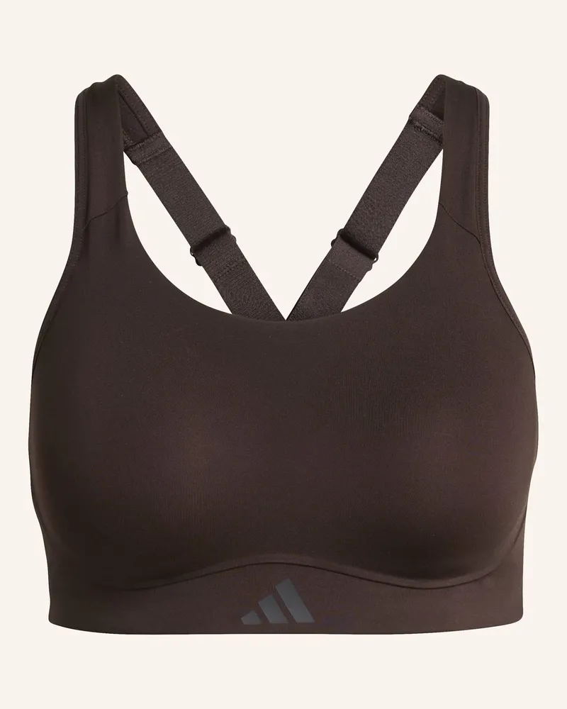 adidas Optime Workout Bh, Hohe Belastung braun Braun