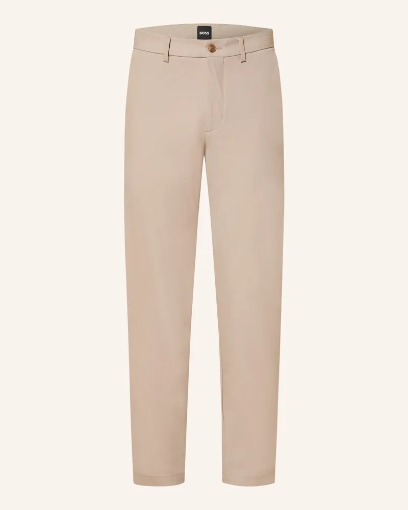 HUGO BOSS Chino Kaiton Slim Fit blau Hellbraun