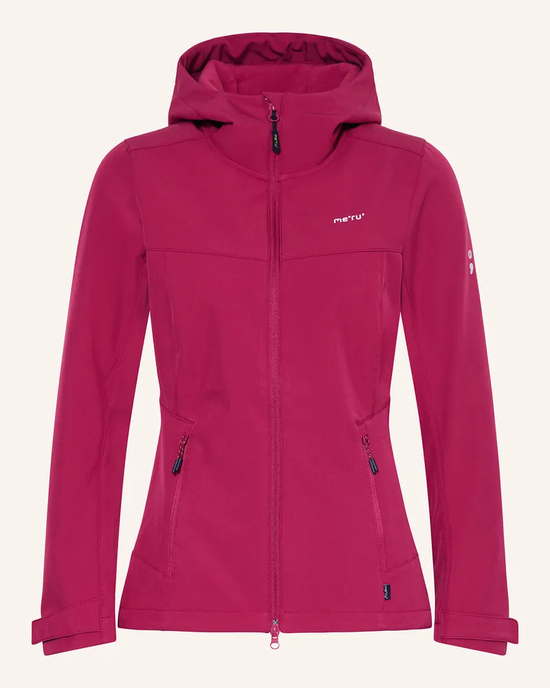 me°ru' Softshell-Jacke Toulouse rot Fuchsia