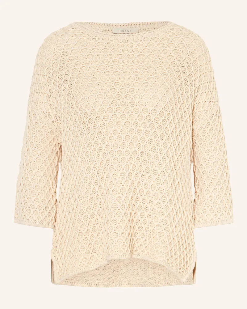 lilienfels Pullover mit 3/4-Arm Creme