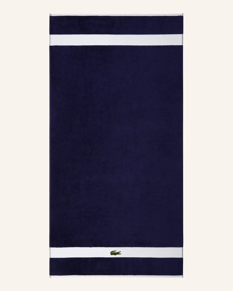 Lacoste Handtuch Lcasual blau Dunkelblau