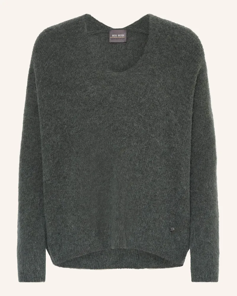 Mos Mosh Pullover THORA mit Alpaka Dunkelgrün