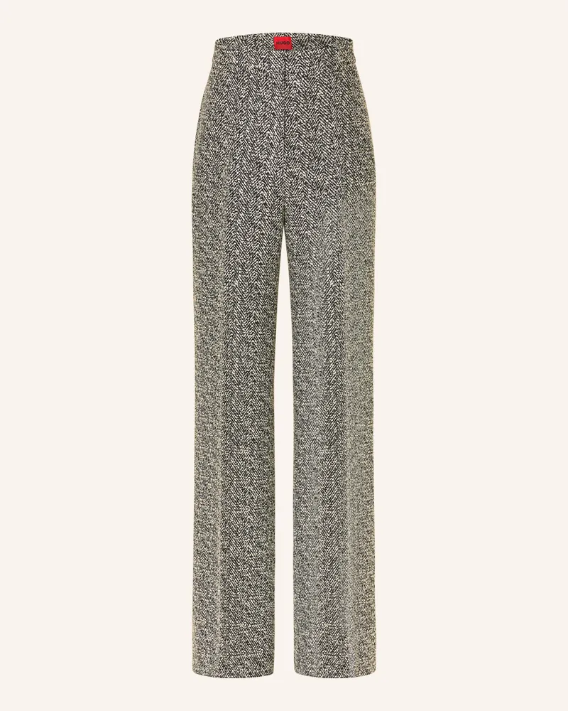 HUGO BOSS Marlenehose Hasmina schwarz Schwarz