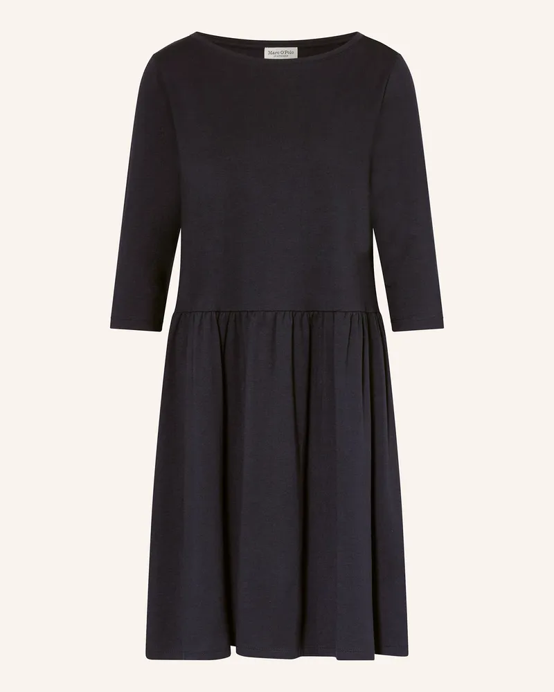Marc O'Polo Jerseykleid mit 3/4-Arm Dunkelblau