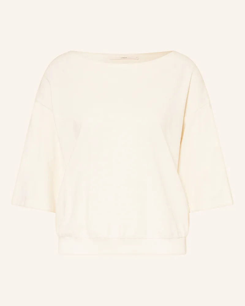 Lanius T-Shirt weiss Ecru