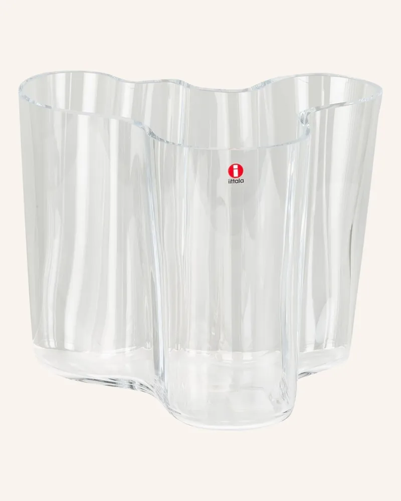 iittala Vase Alvar Aalto transparent Weiss