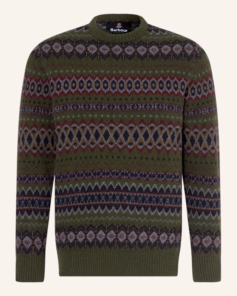 Barbour Pullover Case gruen Dunkelgrün