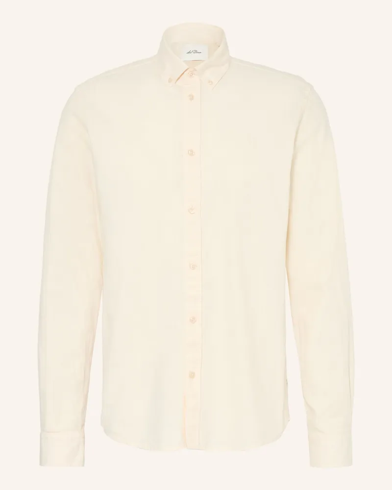 LES DEUX Hemd KONRAD Regular Fit mit Leinen Ecru
