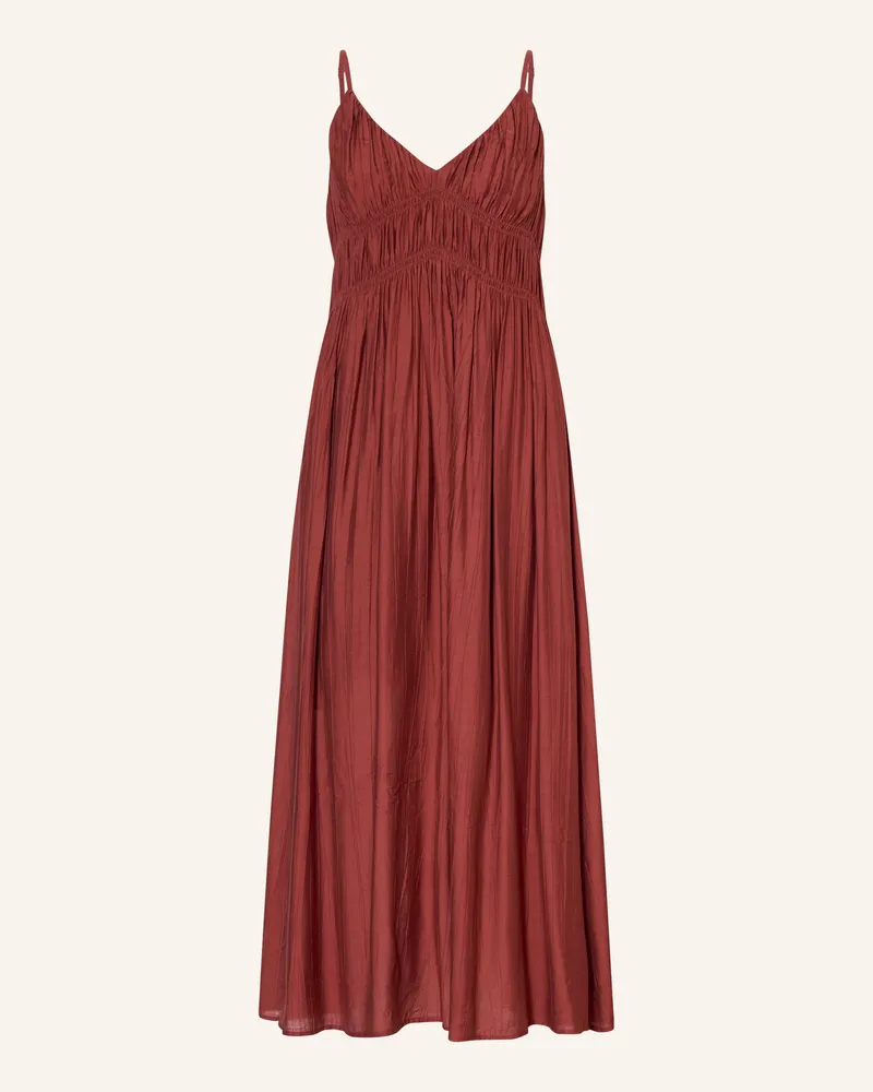 Selected Kleid braun Dunkelrot