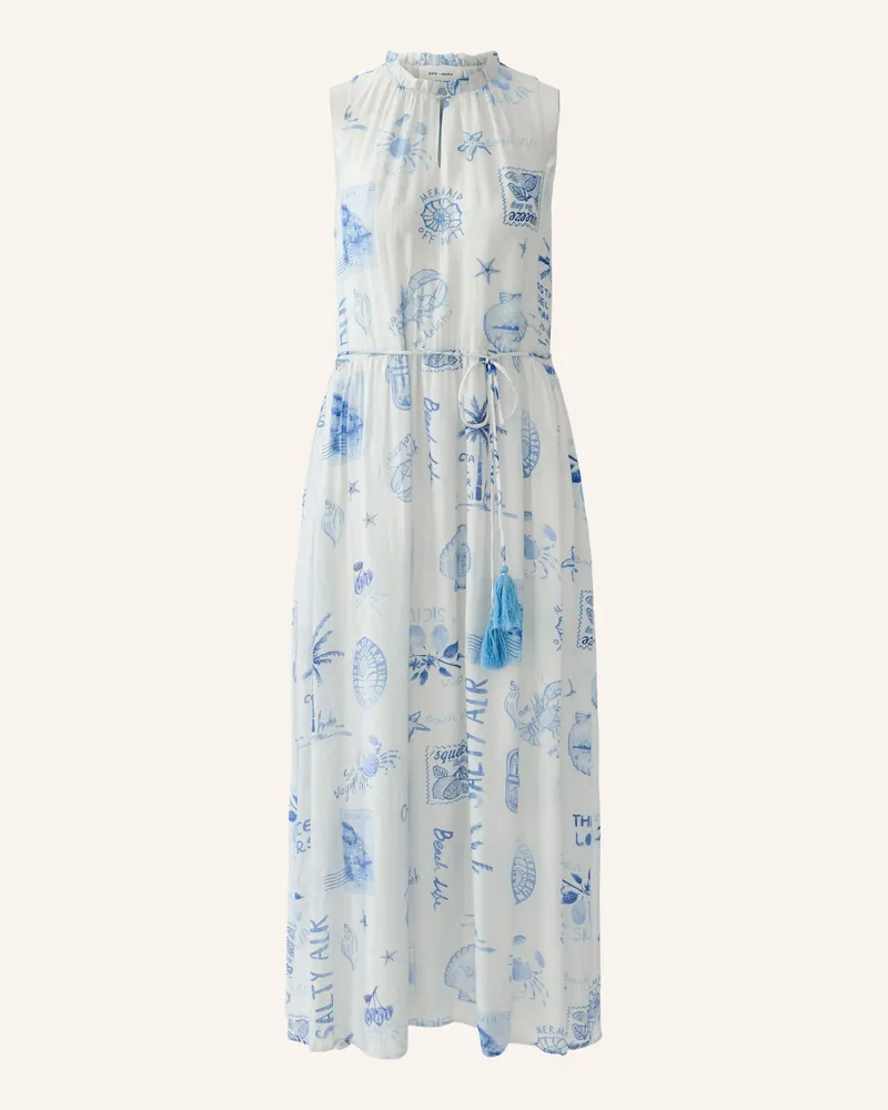 Oui  Kleid Mit Rüschen weiss Weiss