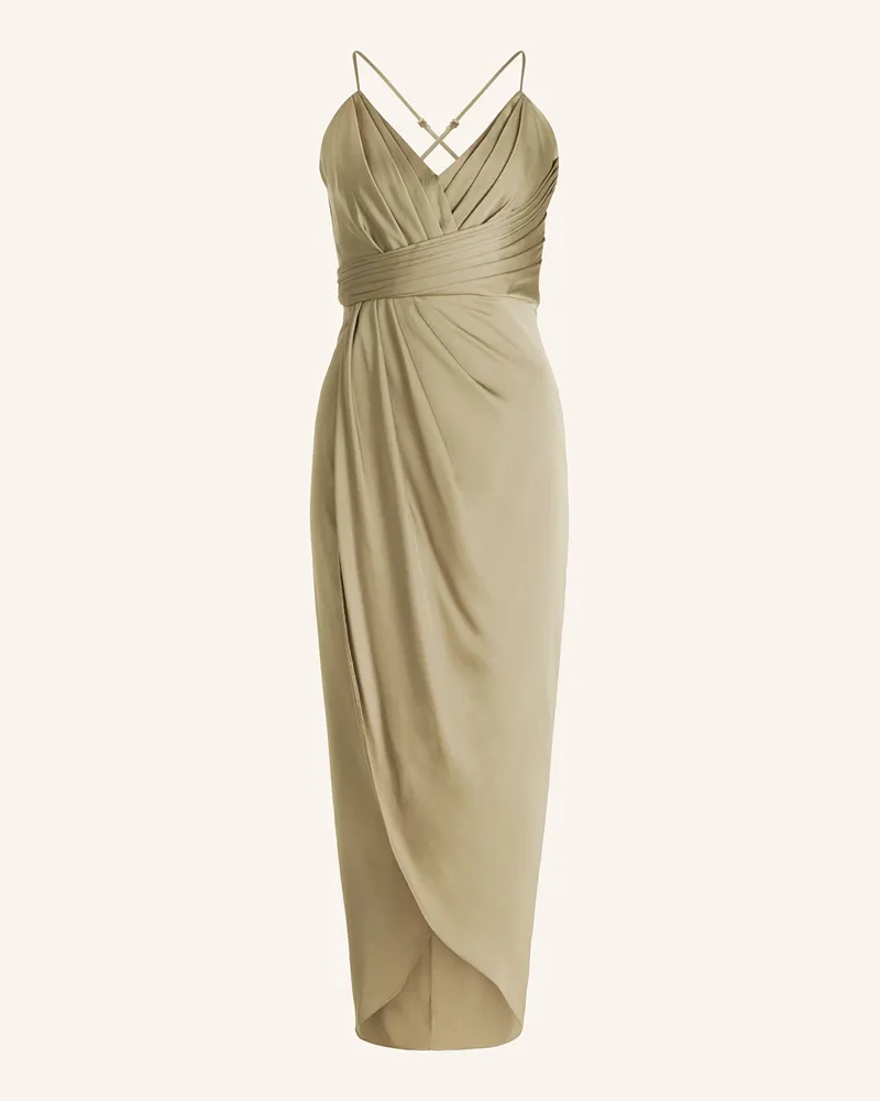 Vera Mont Cocktailkleid aus Satin Oliv