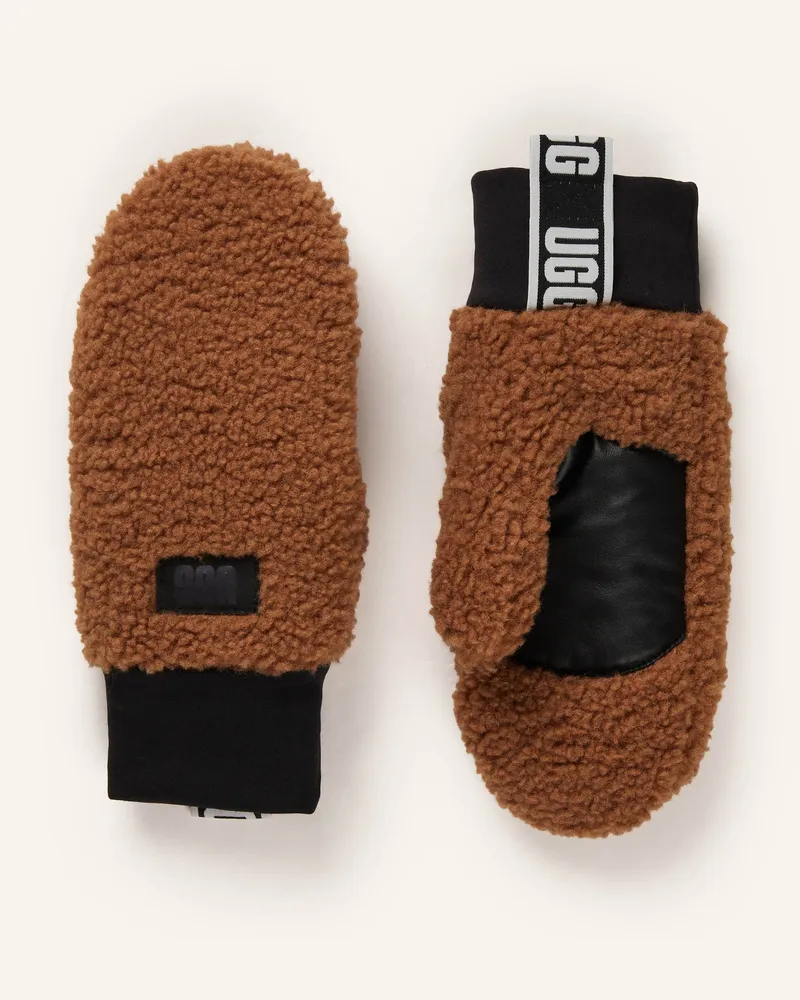 UGG Fäustlinge braun Braun