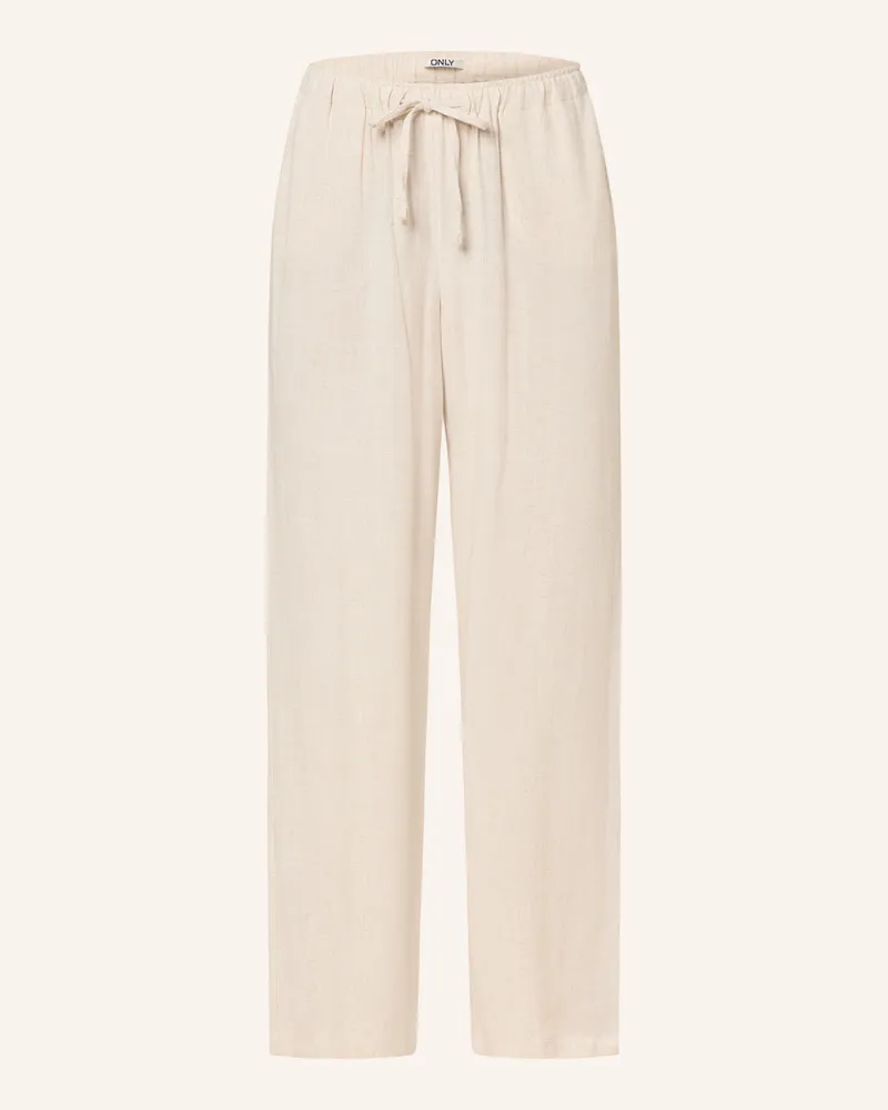 only Marlenehose grau Creme
