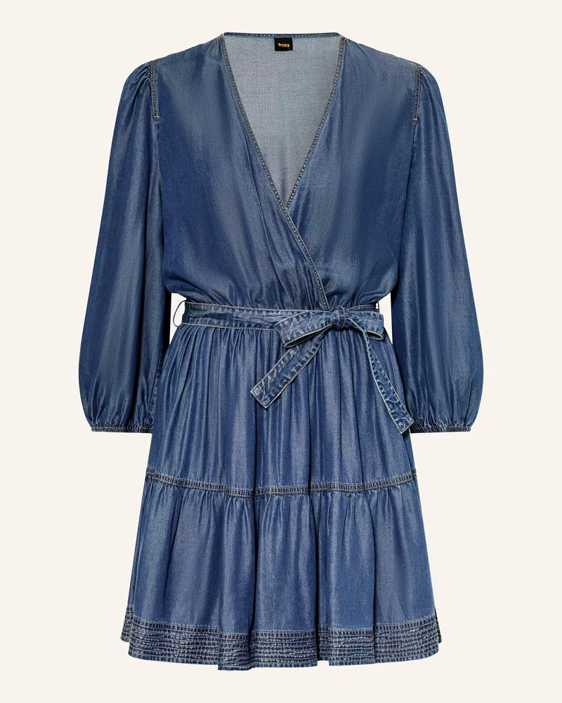 HUGO BOSS Kleid Dardy In Jeansoptik blau Blau