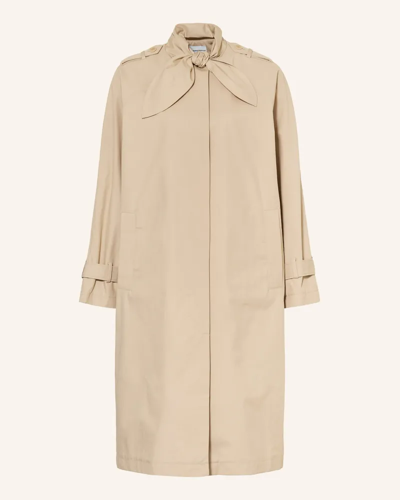 Claudie Pierlot Trenchcoat mit Schluppe Beige