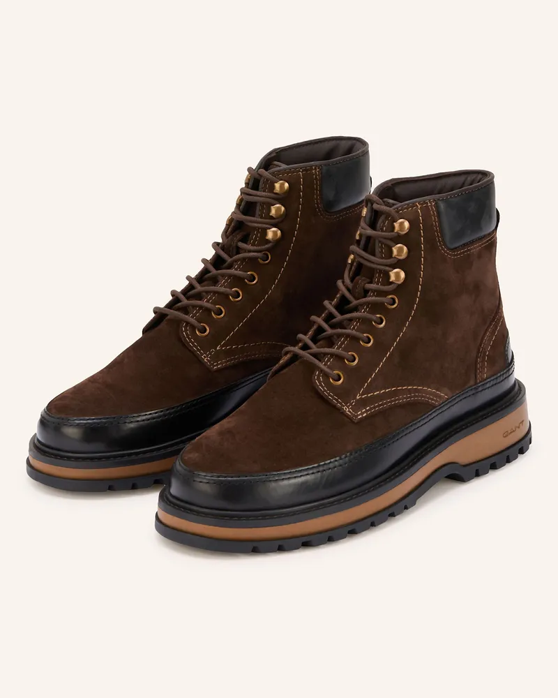 Gant Schnürboots CLAFTON Dunkelbraun