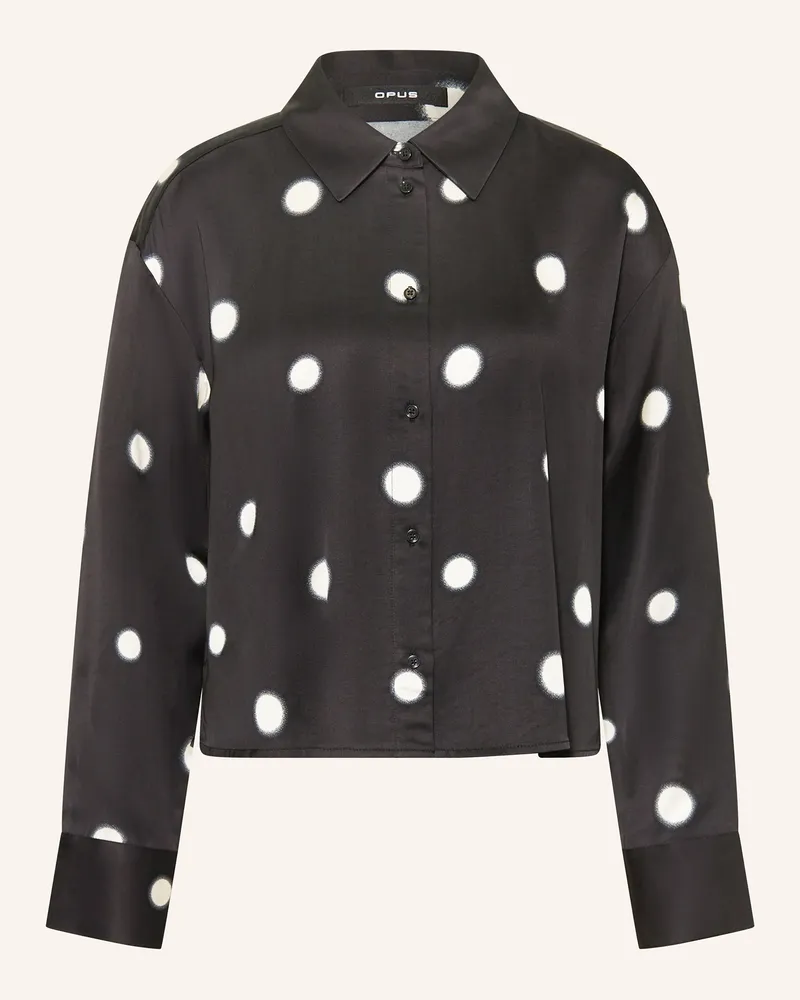 OPUS Hemdbluse FAMENA Schwarz