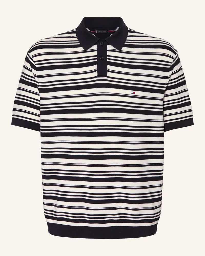 Tommy Hilfiger Piqué-Poloshirt blau Dunkelblau