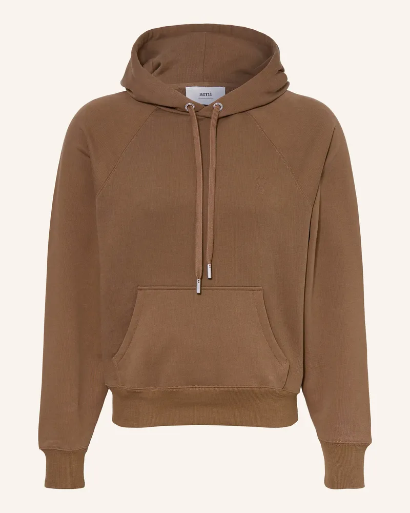 AMI Paris Hoodie Braun