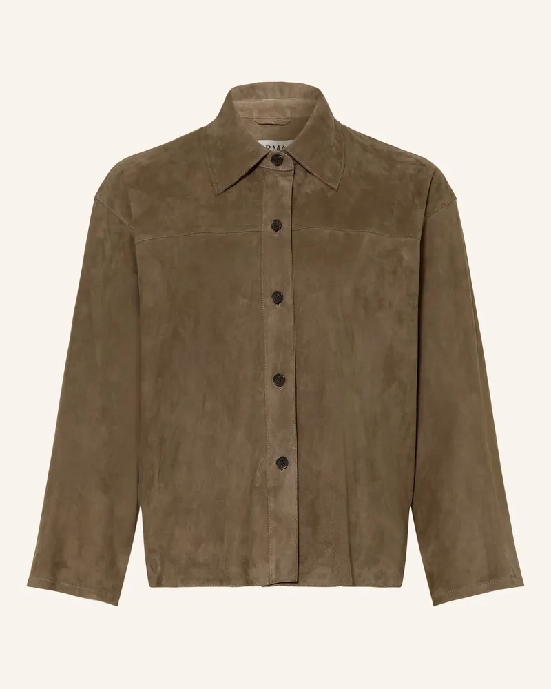 Arma Lederjacke braun Beige
