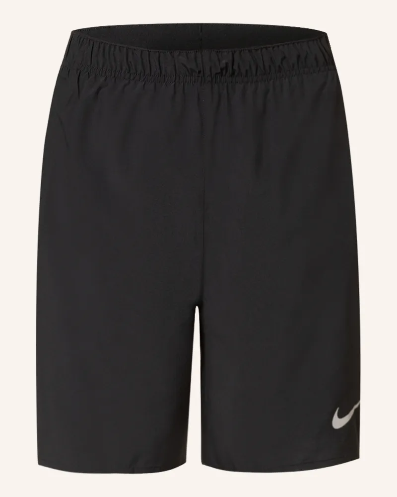 Nike 2-In-1-Laufshorts Dri-Fit Challenger Mit Mesh schwarz Schwarz