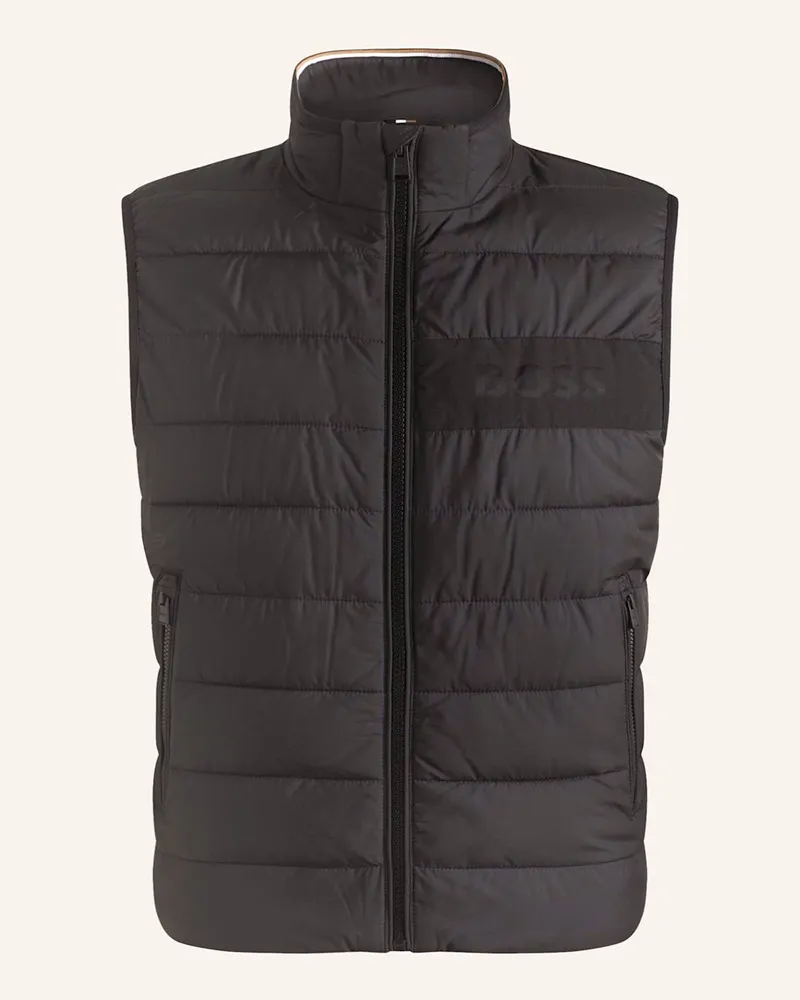 HUGO BOSS Steppweste CENITO Schwarz